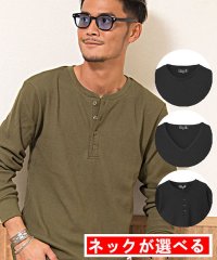 CavariA/CavariA【キャバリア】3タイプから選べるサーマル 無地 長袖 Tシャツ/500738798