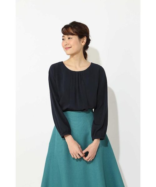 クーポン セール 30 Off 洗える フロントタックブラウス ナチュラルビューティーベーシック Natural Beauty Basic D Fashion