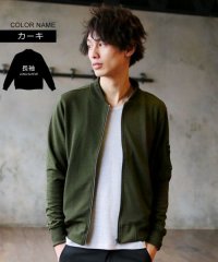 THE CASUAL/カジュアル THE CASUAL (オーディエンス) Audience ハイブリッドMAー1ジャージジャケット/500847186