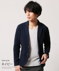 THE CASUAL/カジュアル THE CASUAL (バイヤーズセレクト) Buyer's Select 吸湿速乾クールマックス鹿の子2ボタンテーラードジャケット/500847188