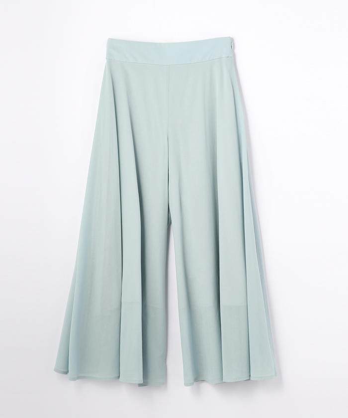 ☆ Ballsey ボールジィ コットンボイル　ハイウエスト フレアパンツ セール 60%OFF】コットンボイル ハイウエストフレアパンツ