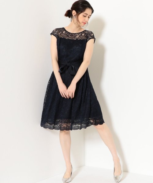 Dgb レースキリカエ フィット フレア ワンピース グリーンレーベルリラクシング Green Label Relaxing D Fashion