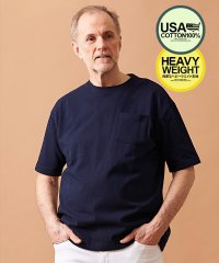 CavariA/キャバリア CavariA CavariA USAビッグシルエットクルーネック半袖無地Tシャツ メンズ 半袖 大きいサイズ 無地 USAコットン トップス カッ/500881296