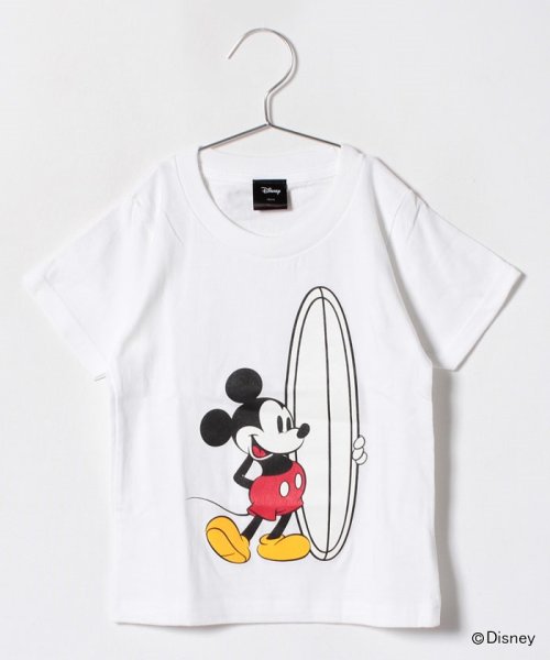 親子リンク キッズ ディズニー ミッキーサーフtシャツ A イッカ キッズ Ikka Kids D Fashion