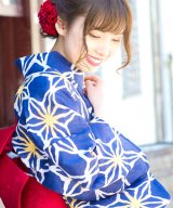 その他系6(6:藍色地に麻しらべ)