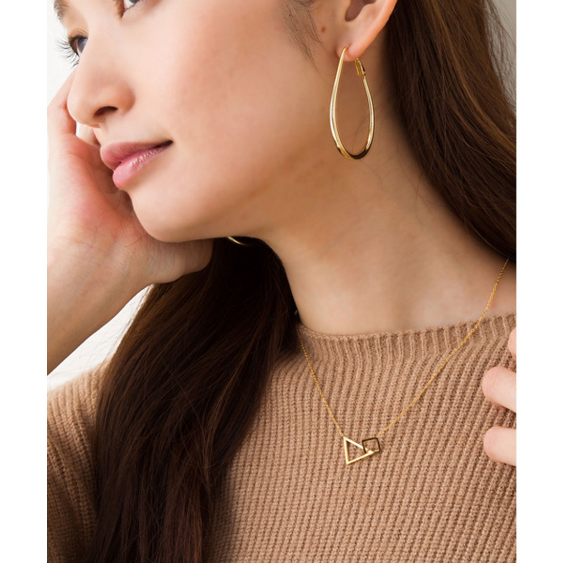 STUSSY No.4 ローズゴールド ネックレス Stussy Lock Necklace No. 4 Rose Gold 239046
