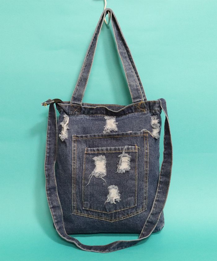 [A.P.C.]★TOTE NINON ニノン デニム トートバッグ A.P.C. ニノン スモール デニムトートバッグ () IFCHIC.COM