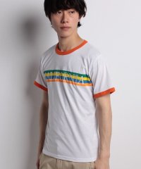 STYLEBLOCK/レインボープリントリンガーTシャツ/501005714