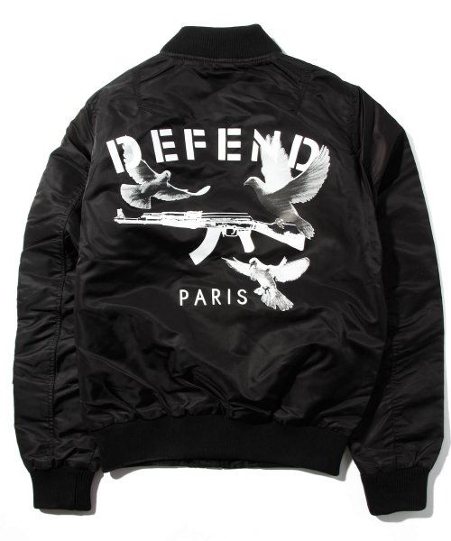 DEFEND PARIS(ディフェンド パリス) BOMBER COLOMBE ボンバージャケット(501019988) | DEFEND PARIS(DEFEND  PARIS) - d fashion