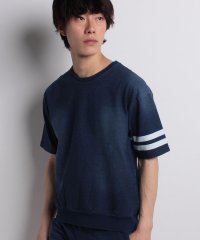 STYLEBLOCK/【セットアップ対応商品】カットデニムライン入り半袖トレーナー/501005718