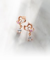 4℃/ヨンドシー 4℃ K10ピンクゴールドピアス/501029990