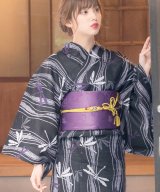 その他系8(3:墨色地にトンボ流し)