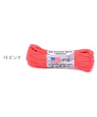 BACKYARD FAMILY/アトウッド・ロープ MFG ATWOOD ROPE MFG. パラコード 100フィート 無地/501037757