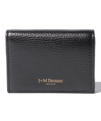 J&M DAVIDSON/【J&M DAVIDSON】二つ折り ミニ財布 / ONE FOLD WALLET 【BLACK】/501058576