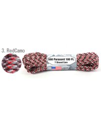 BACKYARD FAMILY/アトウッド・ロープ MFG ATWOOD ROPE MFG. パラコード 100フィート CAMO/PATTERN/501037758