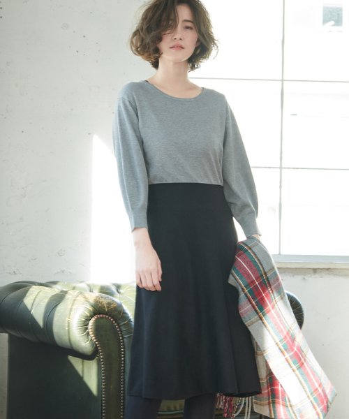 セール 50 Off Web限定 2way 配色ニットワンピース ロペピクニック Rope Picnic D Fashion セール 50 Off Web限定 2way 配色ニットワンピース ロペピクニック Rope Picnic D Fashion