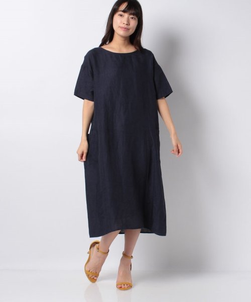 セール リネン半袖ワンピース サマンサ モスモス Samansa Mos2 D Fashion セール リネン半袖ワンピース サマンサ モスモス Samansa Mos2 D Fashion