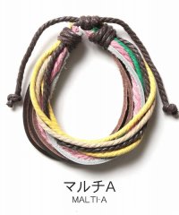 THE CASUAL/カジュアル THE CASUAL (アスタリスク) ASTARISK リアルレザー 麻紐 コードブレスレット/501117097