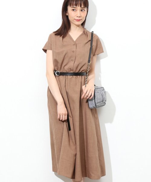 クーポン セール 50 Off ウエストベルトワンピース ビス Vis D Fashion クーポン セール 50 Off ウエストベルトワンピース ビス Vis D Fashion