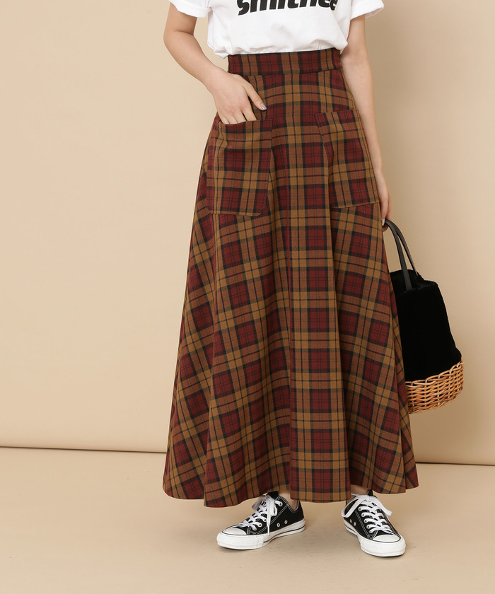セール 60%OFF】ポケット付ロングスカート(501149987) | アダム