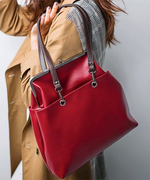 対応がま口トートバッグ ラナン Ranan D Fashion 対応がま口トートバッグ ラナン Ranan D Fashion