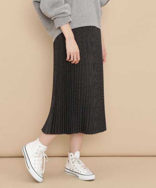 セール 30 Off チェック 無地プリーツスカート アダム エ ロペ Adam Et Rope D Fashion セール 30 Off チェック 無地プリーツスカート アダム エ ロペ Adam Et Rope D Fashion