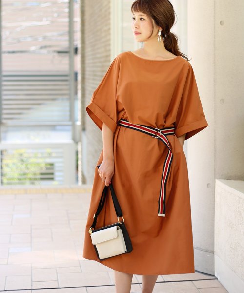 セール 40 Off ナチュラルテイストにも着こなせる Web限定 ベルト付スポーツミックスワンピース ブージュルード Bou Jeloud D Fashion セール 40 Off ナチュラルテイストにも着こなせる Web限定 ベルト付スポーツミックスワンピース ブージュルード Bou Jeloud D Fashion