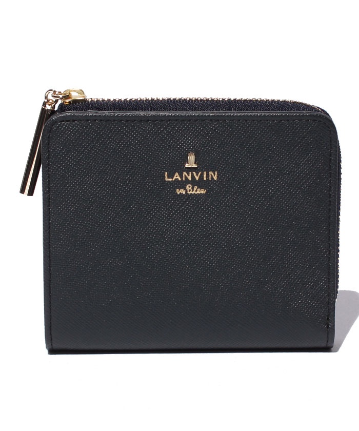 LANVIN en Bleu 二つ折り財布 ミドルウォレット ランバン オン