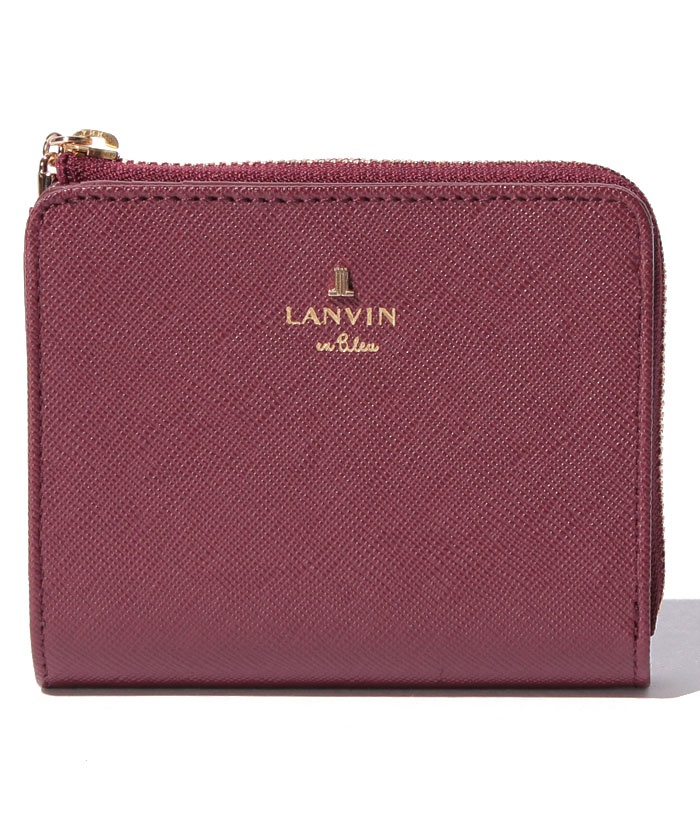 ランバンオン 財布 折り財布 ミニ財布 レザー レディース lanvin ランバンオンブルー LANVIN en Bleu 財布 二つ折り財布