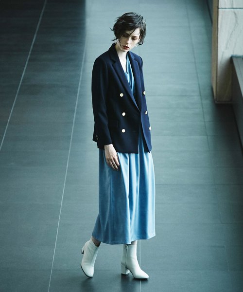 セール Oggi 1月号掲載 Very 11月号掲載 金ボタンダブルブレストジャケット ナノ ユニバース Nano Universe D Fashion