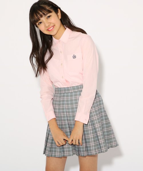 セール 卒服 シンプル ブラウス 501226783 ピンク ラテ Pink Latte D Fashion