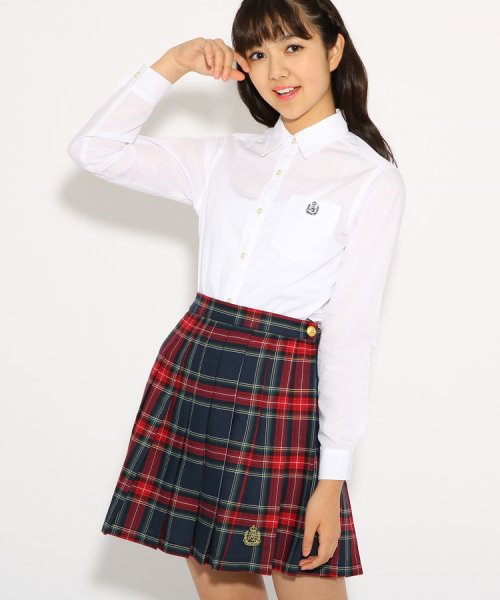 卒服】シンプル ブラウス(501226783) | ピンク ラテ(PINK-latte) - d fashion 卒服】シンプル ブラウス(501226783) | ピンク ラテ(PINK-latte) - d fashion