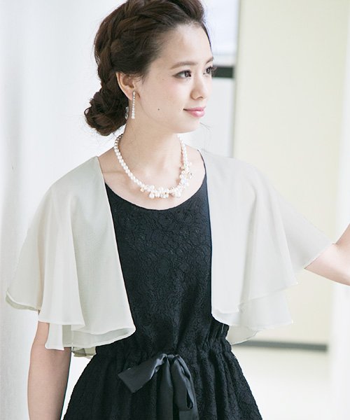 結婚式 パーティー 羽織り ふわりと揺らめくバタフライレースボレロ プールヴー Pourvous D Fashion 結婚式 パーティー 羽織り ふわりと揺らめくバタフライレースボレロ プールヴー Pourvous D Fashion