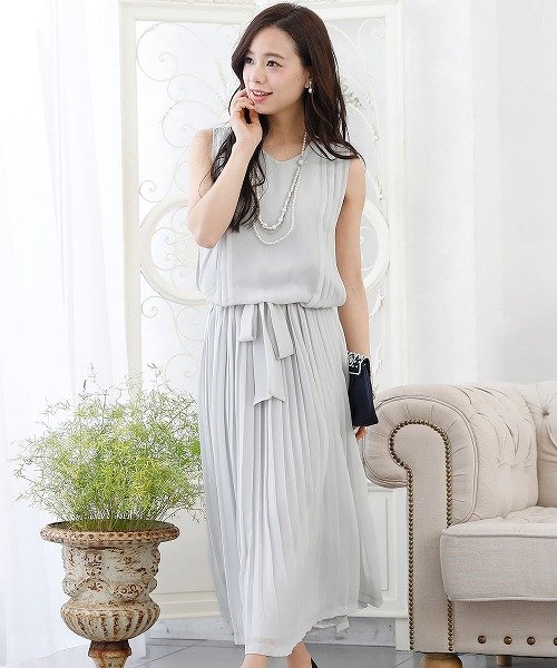 結婚式 デイリー シフォンプリーツワンピース プールヴー Pourvous D Fashion 結婚式 デイリー シフォンプリーツワンピース プールヴー Pourvous D Fashion