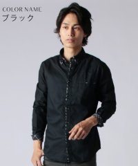 THE CASUAL/カジュアル THE CASUAL (バイヤーズセレクト) Buyer's Select シャドーチェックダブルカラーボタンダウン形態安定長袖シャツ/501228915