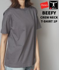 JEANS MATE/【HANES】BEEFY ビーフィー Tシャツ  1P　H5180 ヘビーウェイト タフで型崩れしにくい/002113835