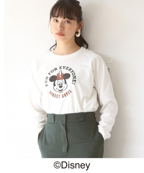 セール 50 Off コーエン限定disney ディズニー Mickey ミッキー ラグランロングtシャツ ロンt コーエン Coen D Fashion