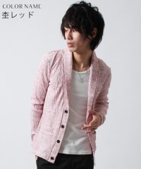 THE CASUAL/カジュアル THE CASUAL (スプ) SPU ランダムテレコ長袖ショールカーディガン/501242555