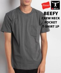 JEANS MATE/ジーンズメイト JEANS MATE 【HANES】BEEFY－T ポケットTシャツ/500197190