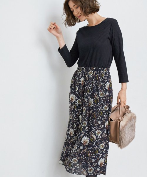セール 50 Off プリントドッキングワンピース ロペピクニック Rope Picnic D Fashion