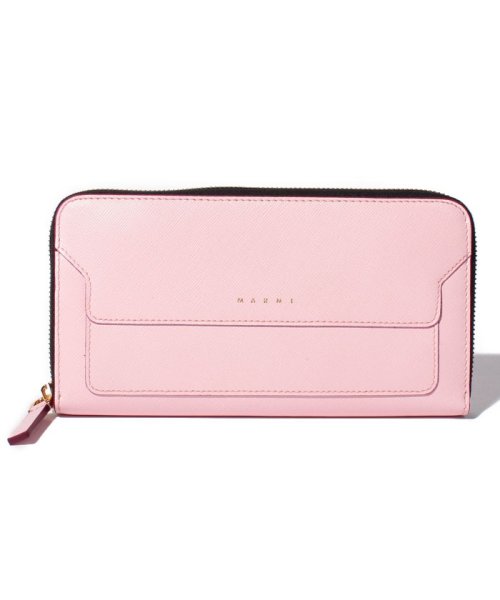 セール Marni レザージップアップ ラウンドウォレット マルニ Marni D Fashion