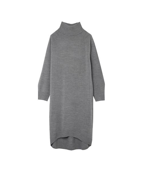 タートルネックカシミヤタッチニットワンピース リエディ Re Edit D Fashion タートルネックカシミヤタッチニットワンピース リエディ Re Edit D Fashion