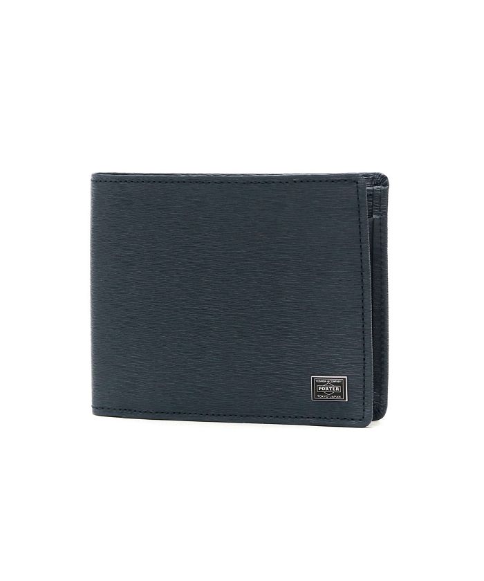 PORTER◇ポーター CURRENT カレント MONEY CLIP WALLET ネイビー 無地