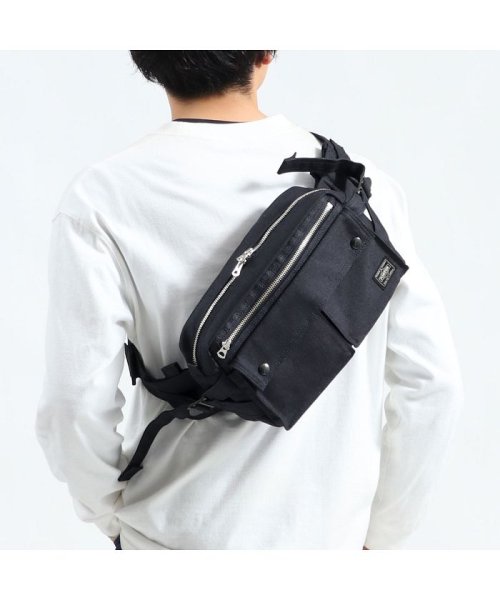 吉田カバン ポーター ウエストバッグ スモーキー Porter Smoky Waist Bag ウエストポーチ A5 ボディバッグ 日本製 592 ポーター Porter D Fashion