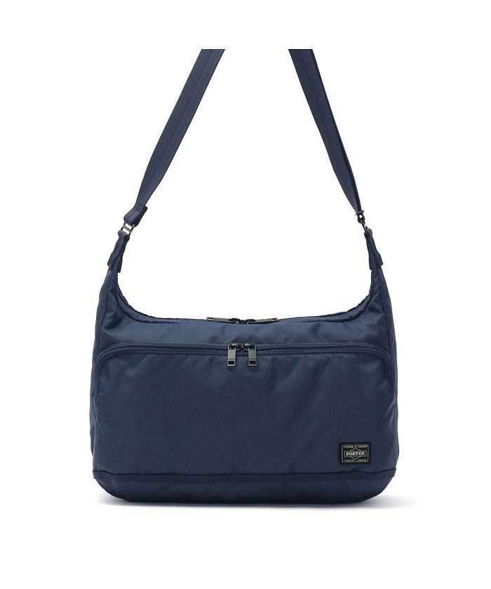 PORTER★フラッシュ★軽量２２０g♪ネイビー斜め掛けバッグ、良品★ PORTER ポーター フラッシュ ショルダーバッグ 689-05949 FLASH