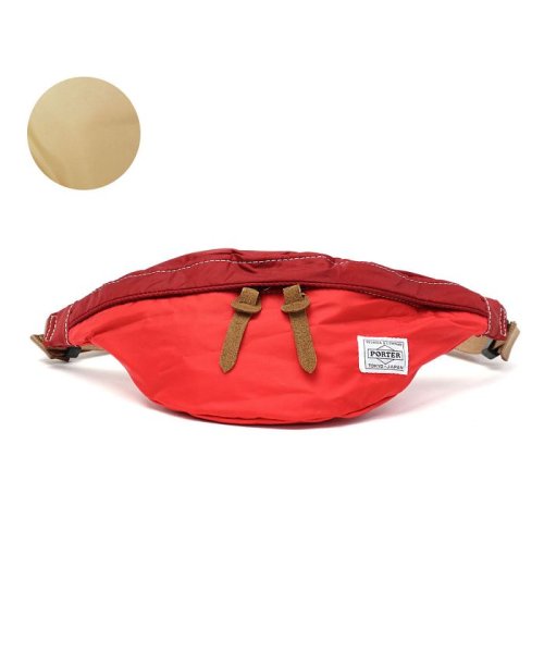 吉田カバン ポーター ウエストバッグ Porter Reef リーフ ウエストポーチ ボディバッグ Waist Bag S 斜めがけ 813 060 ポーター Porter D Fashion