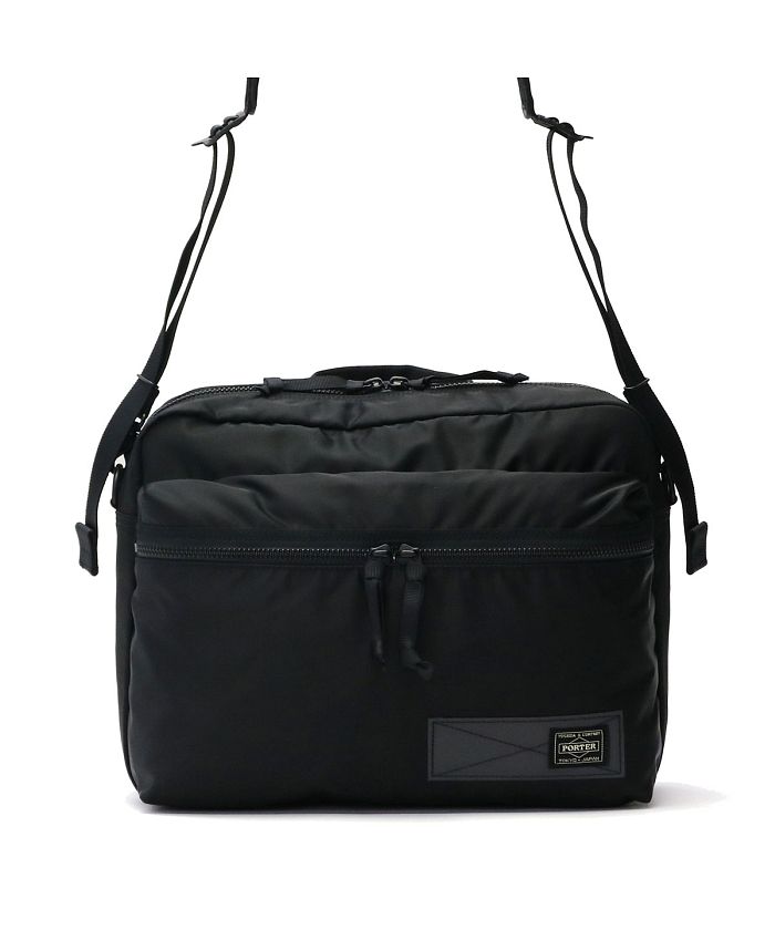 PORTER 黒 ナイロン ショルダーバッグ ポーター PORTER ナイロン ショルダー バッグ 黒 ブラック 斜め