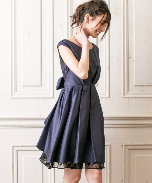 結婚式 二次会 パーティー お呼ばれ対応 シャンタンフレアワンピース フォルムフォルマ Form Forma D Fashion 結婚式 二次会 パーティー お呼ばれ対応 シャンタンフレアワンピース フォルムフォルマ Form Forma D Fashion