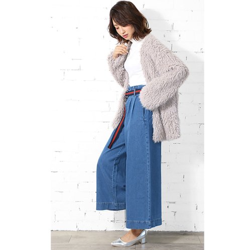 セール レディース アウター ノーカラーコート シープファー コート ジャケット ファー ミリアンデニ Mili An Deni D Fashion セール レディース アウター ノーカラーコート シープファー コート ジャケット ファー ミリアンデニ Mili An Deni D Fashion