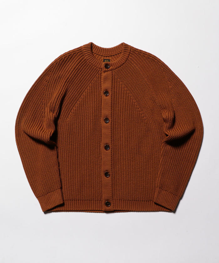 BATONER バトナー ローゲージ ニットコート カーディガン キャメル 1 Batoner / Camel Cardigan Jacket | Dresswell（ドレスウェル）